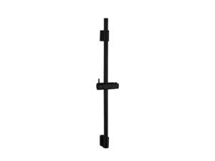 Wenko Classic barre de douche 70cm inox noir