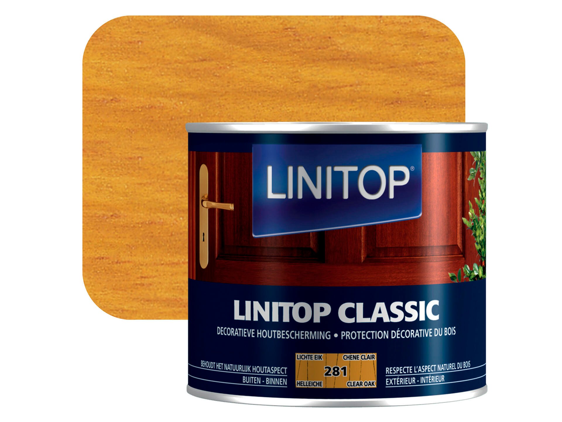 Linitop Classic beits 0,5l lichte eik #281