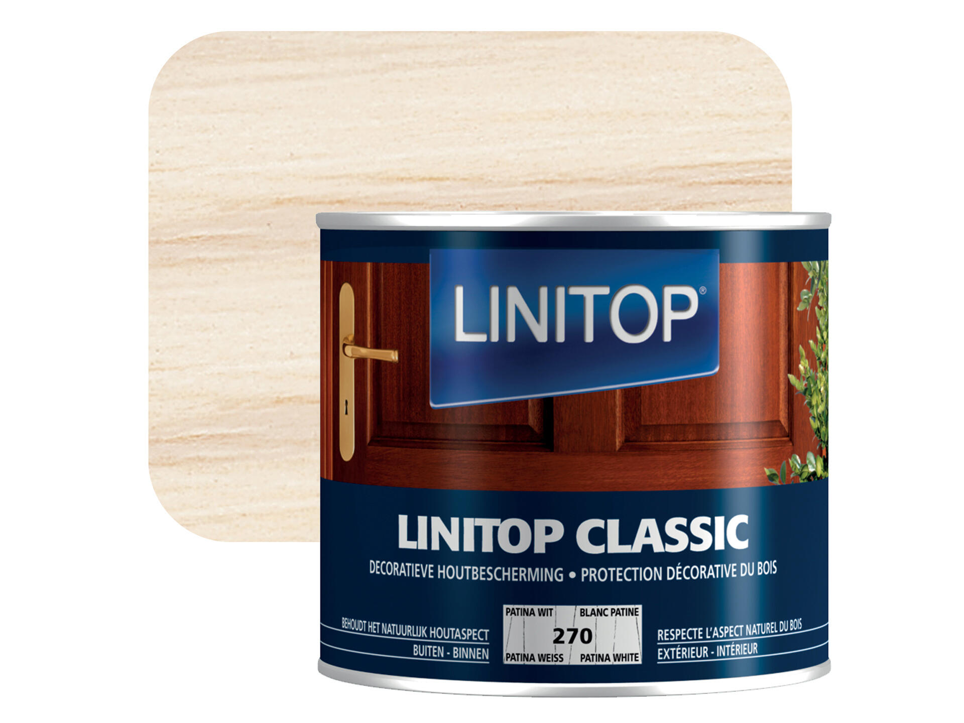 Linitop Classic beits 0,5l patina wit #270