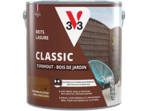 V33 Classic beits tuinhout 2,5l donkerbruin
