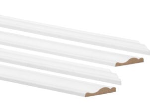 CanDo Classic kit de moulures 10x29 mm - 70x120 cm blanc prépeint