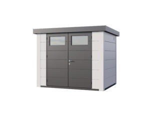 Telluria Classico 2721 WH abri de jardin en métal 268x208x219 cm blanc/anthracite