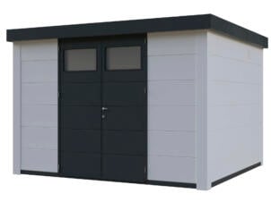 Telluria Classico 3330 WH abri de jardin en métal 328x298x219 cm blanc/anthracite