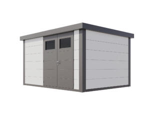 Telluria Classico 3930 metalen tuinhuis 388x298x219 cm wit/antraciet