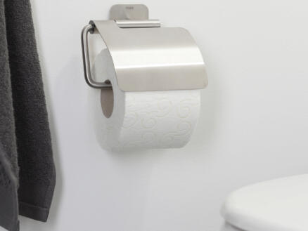 Tiger Colar porte-papier toilette couvercle inox brossé