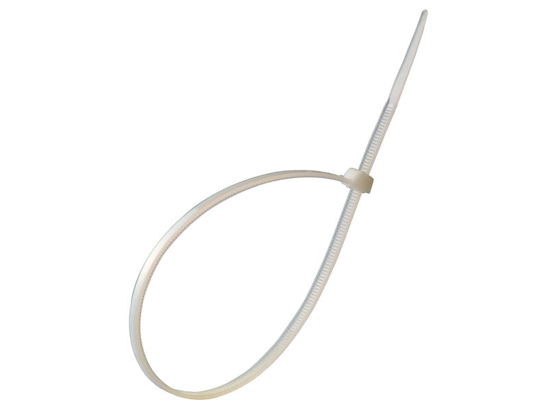 Collier serre-câble 180x4,8 mm blanc 100 pièces