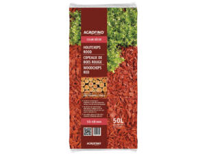 Agrofino Color Décor copeaux de bois 10-40 mm 50l rouge
