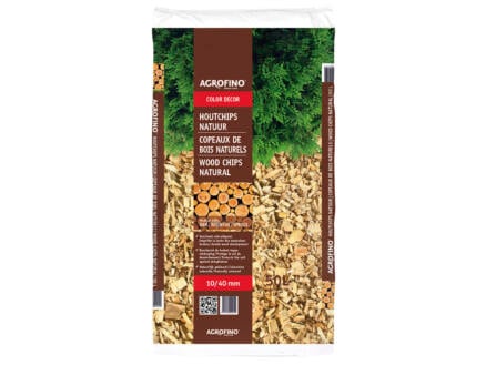 Agrofino Color Decor houtchips 10-40 mm 50l natuur 1