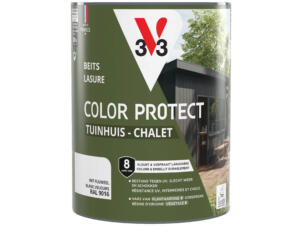 V33 Color Protect beits tuinhuis 0,75l wit