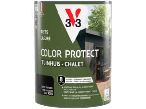 V33 Color Protect beits tuinhuis 0,75l zwart