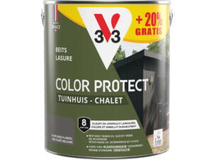 V33 Color Protect beits tuinhuis 2,5l + 0,5l taupe grijs