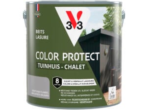 V33 Color Protect beits tuinhuis 2,5l zachtgrijs