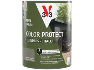 V33 Color Protect lasure bois chalet 0,75l kaki grisé