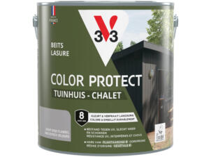 V33 Color Protect lasure bois chalet 2,5l gris soyeux