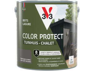 V33 Color Protect lasure bois chalet 2,5l gris taupe