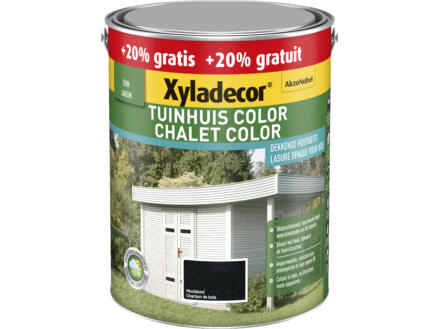 Xyladecor Color houtbeits tuin 2,5l + 0,5l houtskool 1