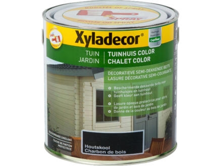 Xyladecor Color houtbeits tuin 2,5l houtskool 1