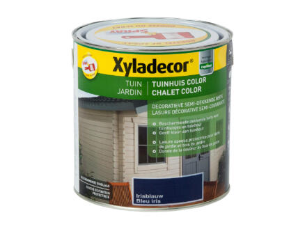 Xyladecor Color houtbeits tuin 2,5l irisblauw 1