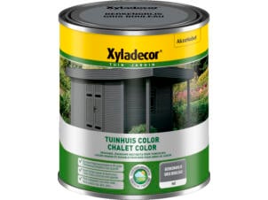 Xyladecor Color houtbeits tuinhuis 1l berkengrijs