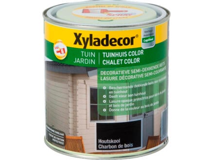 Xyladecor Color houtbeits tuinhuis 1l houtskool 1