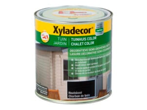 Xyladecor Color houtbeits tuinhuis 1l houtskool