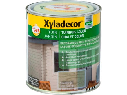 Xyladecor Color houtbeits tuinhuis 1l nevelgrijs 1