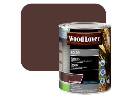 Wood Lover Color houtbeits tuinhuis 2,5l chocolat 1