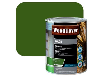 Wood Lover Color houtbeits tuinhuis 2,5l dennen groen 1