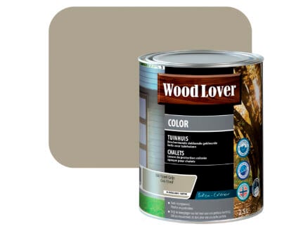 Wood Lover Color houtbeits tuinhuis 2,5l fjord grijs 1