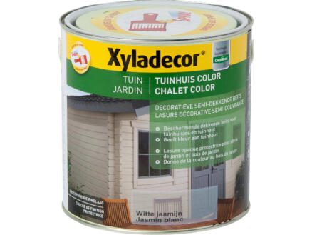 Xyladecor Color houtbeits tuinhuis 2,5l jasmijn 1