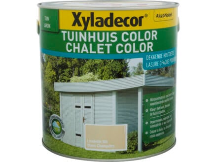 Xyladecor Color houtbeits tuinhuis 2,5l landelijk wit 1