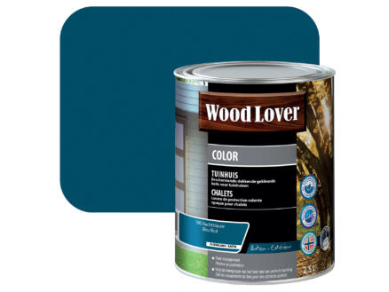 Wood Lover Color houtbeits tuinhuis 2,5l nachtblauw #590 1