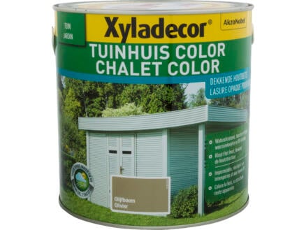 Xyladecor Color houtbeits tuinhuis 2,5l olijfboom 1