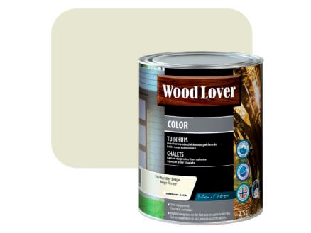 Wood Lover Color houtbeits tuinhuis 2,5l rendier beige #540 1