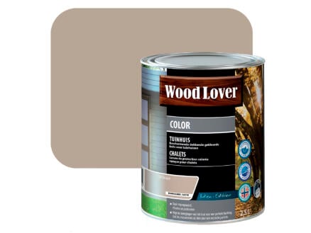 Wood Lover Color houtbeits tuinhuis 2,5l taupe #530 1