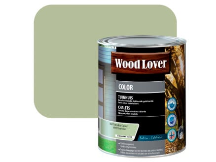 Wood Lover Color houtbeits tuinhuis 2,5l toendra groen #560 1