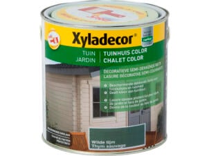 Xyladecor Color houtbeits tuinhuis 2,5l wilde tijm