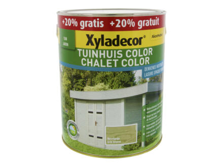 Xyladecor Color lasure bois chalet 2,5l + 0,5l gris brume