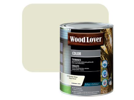 Wood Lover Color lasure bois chalet 2,5l beige renne #540 1