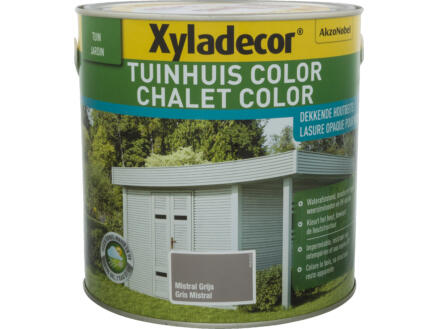 Xyladecor Color lasure bois chalet 2,5l gris mistral 1