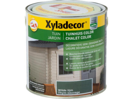 Xyladecor Color lasure bois chalet 2,5l thym sauvage 1