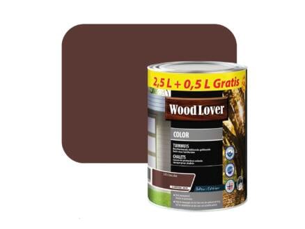 Wood Lover Color lasure bois chalet 3l chocolat #535 1