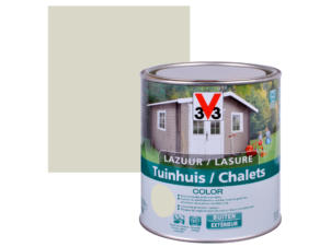 V33 Color lasure bois chalet satin 0,75l salar grey
