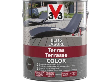 V33 Color lasure terrasse mat 2,5l wengé 1