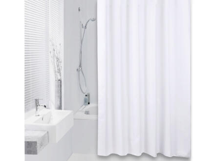 Differnz Color rideau de douche 120x200 cm blanc 1