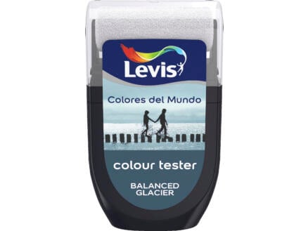 Levis Colores del Mundo tester muurverf extra mat 30ml balanced glacier 1