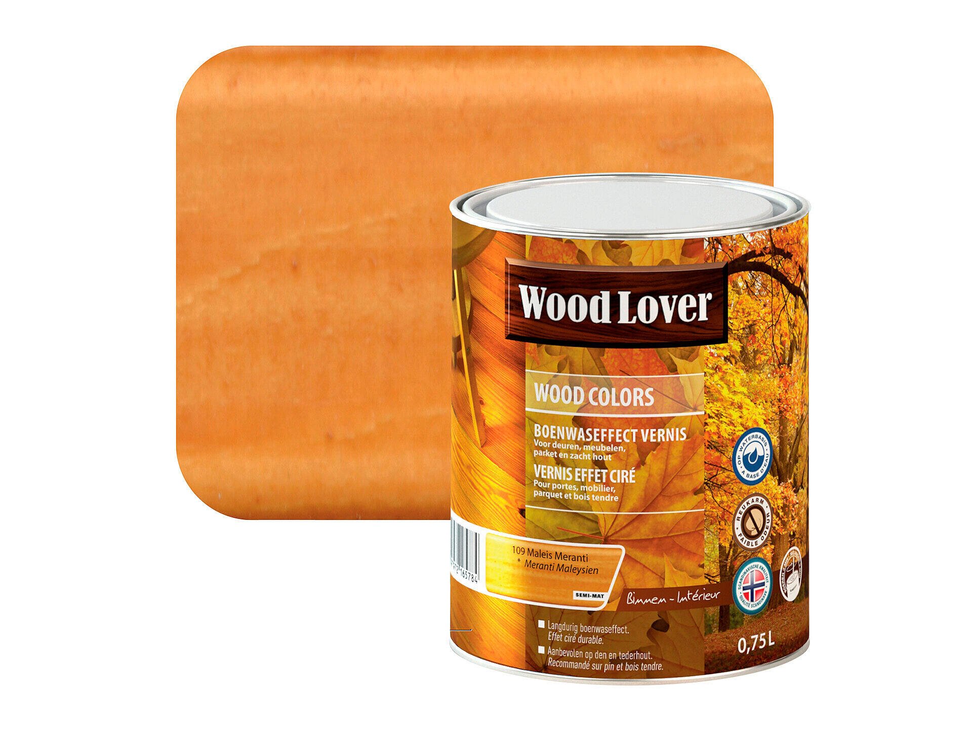 Wood Lover Colors protection du bois 0,75l méranti Maleysien #109