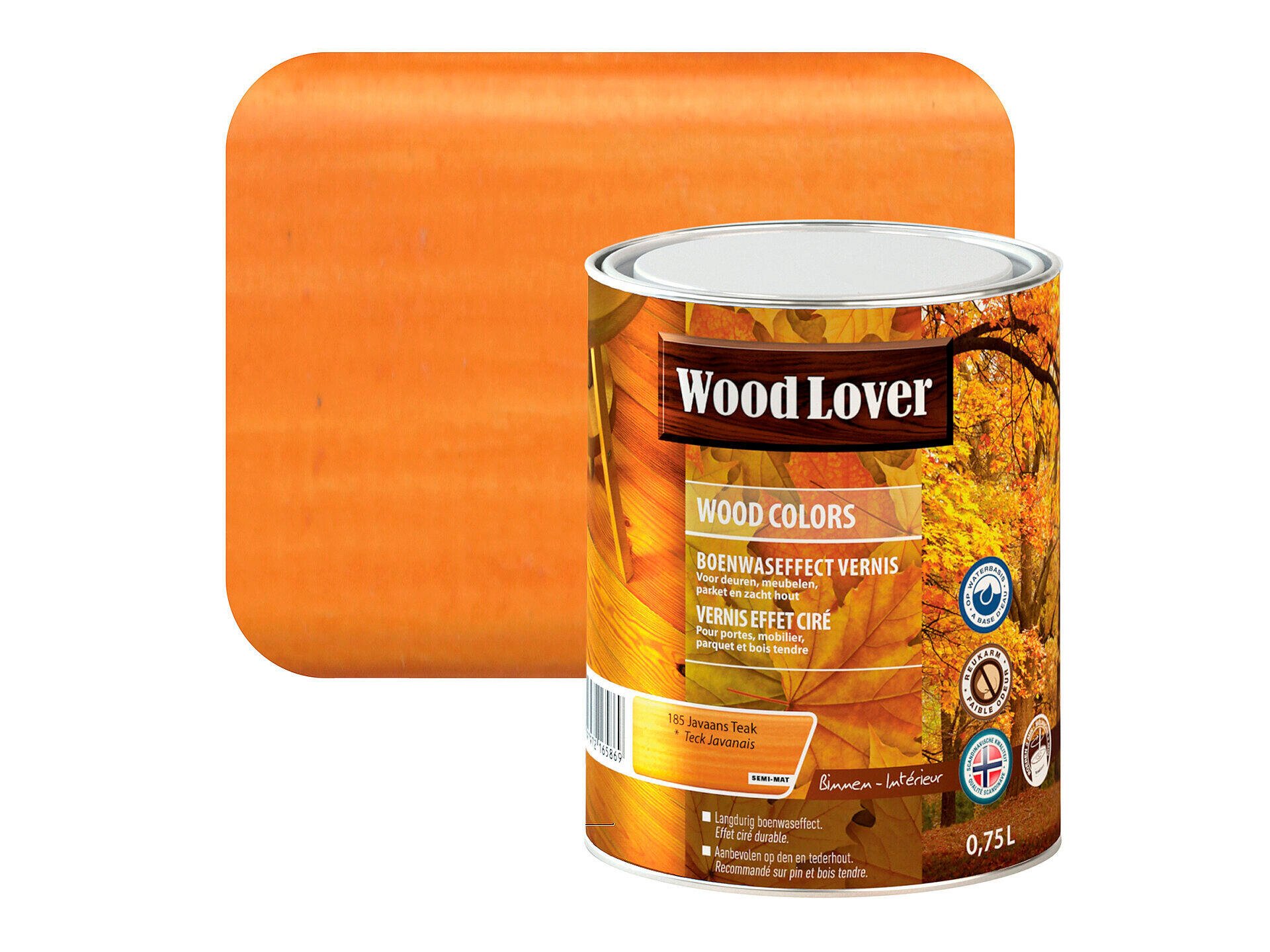 Wood Lover Colors protection du bois 0,75l teck Javanais #185