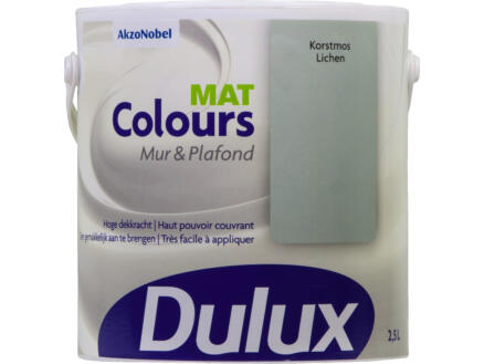Dulux Colours muur- en plafondverf mat 2,5l korstmos 1