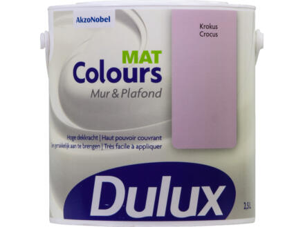 Dulux Colours muur- en plafondverf mat 2,5l krokus 1